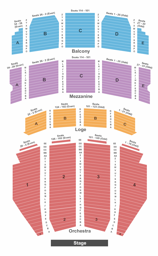Ohio Theatre Beetlejuice Seating Chart